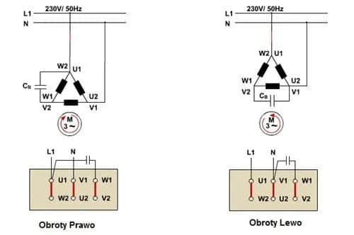 Jak podłączyć silnik jednofazowy z dwoma kondensatorami bez błędów